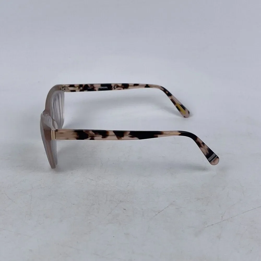 COVERGIRL CG 0482 Eyeglasses Frame Womens Brown Tie Dye‎ Cat Eye 53-16-140